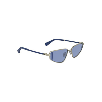 Calvin Klein Gray Metal Women Sunglass