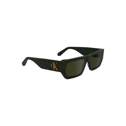 Calvin Klein Green Acetate Men Sunglasses