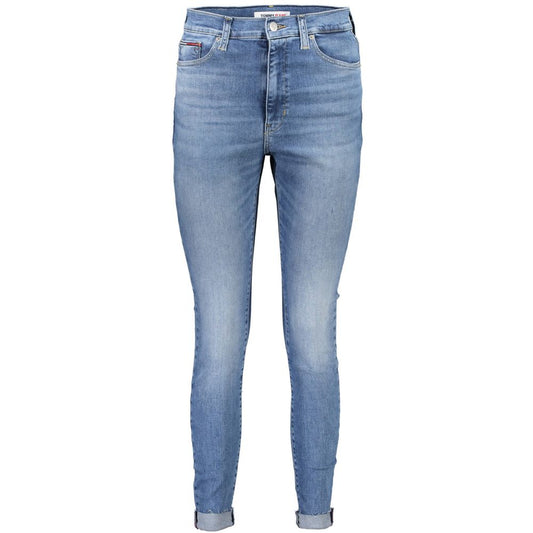 Tommy Hilfiger Azzurro Cotton Women's Skinny Jeans - ClickThatClicks 