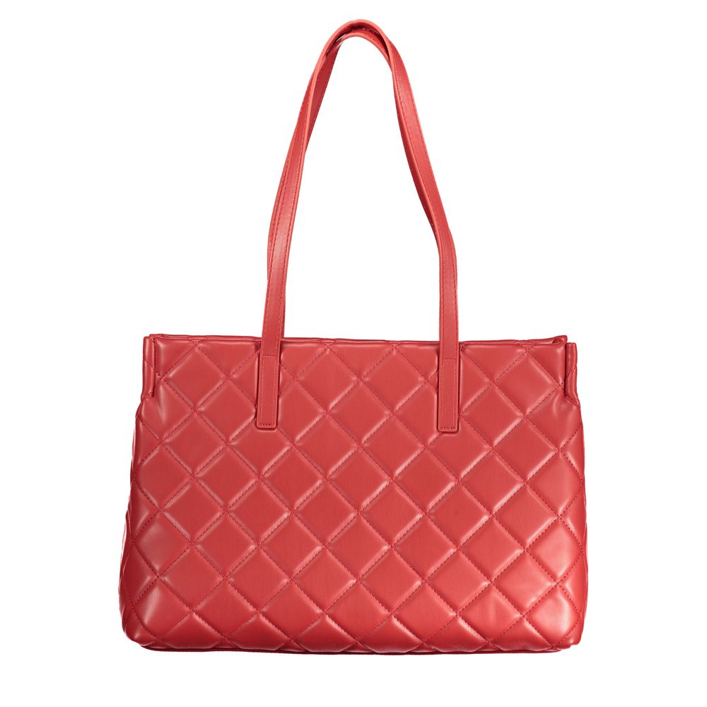 Mario Valentino Rosso Polyurethane Women Handbag - ClickThatClicks 