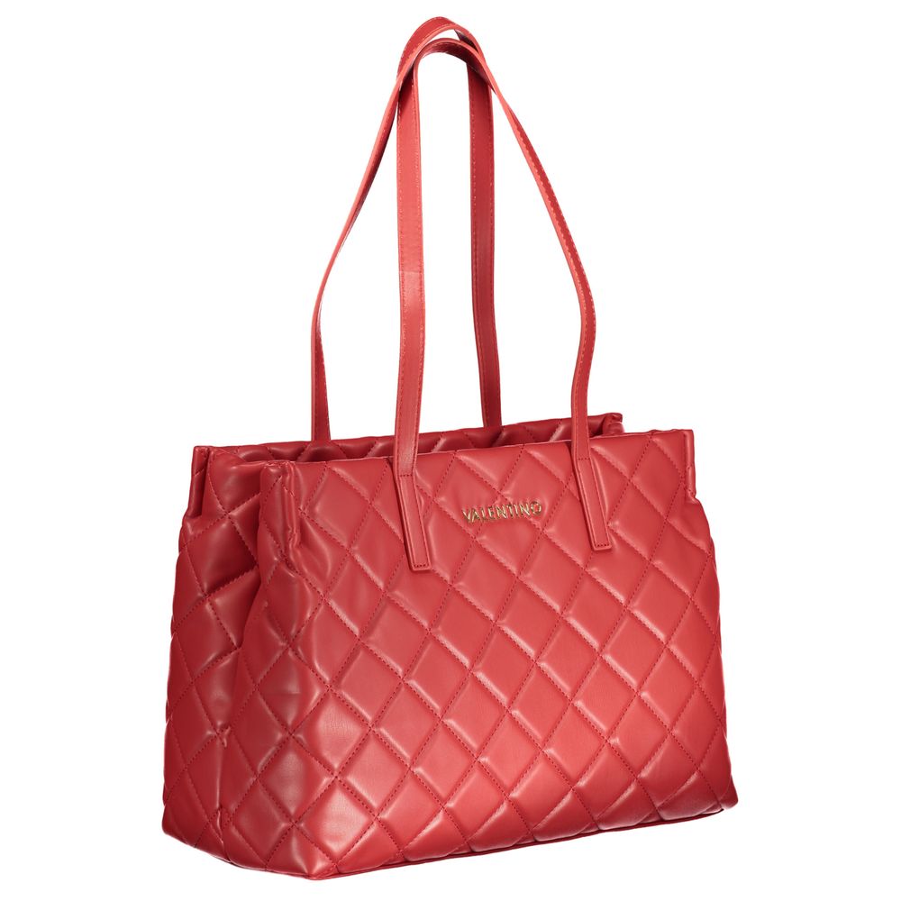 Mario Valentino Rosso Polyurethane Women Handbag - ClickThatClicks 