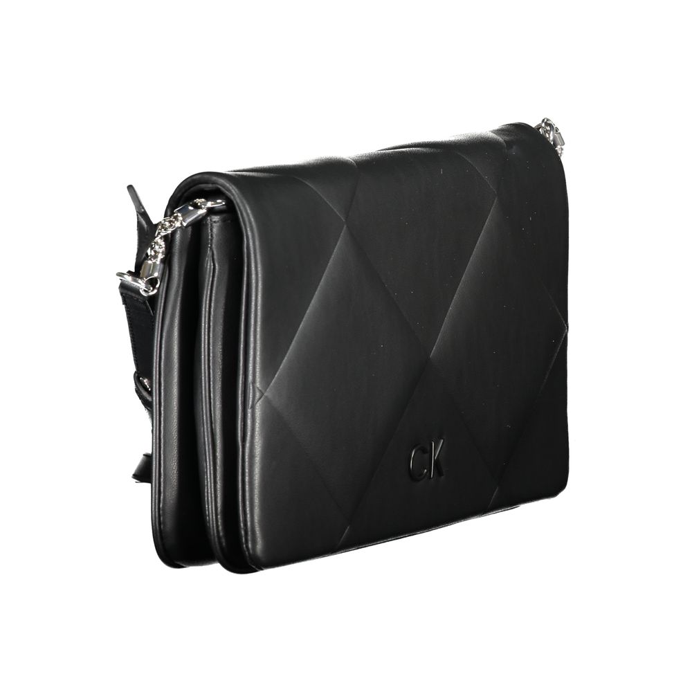 Calvin Klein Black Polyurethane Women Handbag - ClickThatClicks 