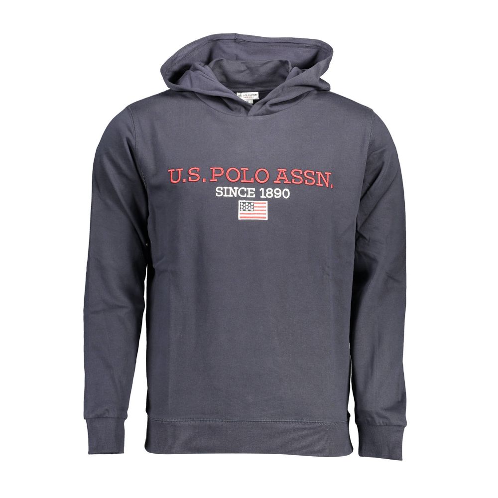U.S. POLO ASSN. Blue Cotton Men's Hoodie - ClickThatClicks 