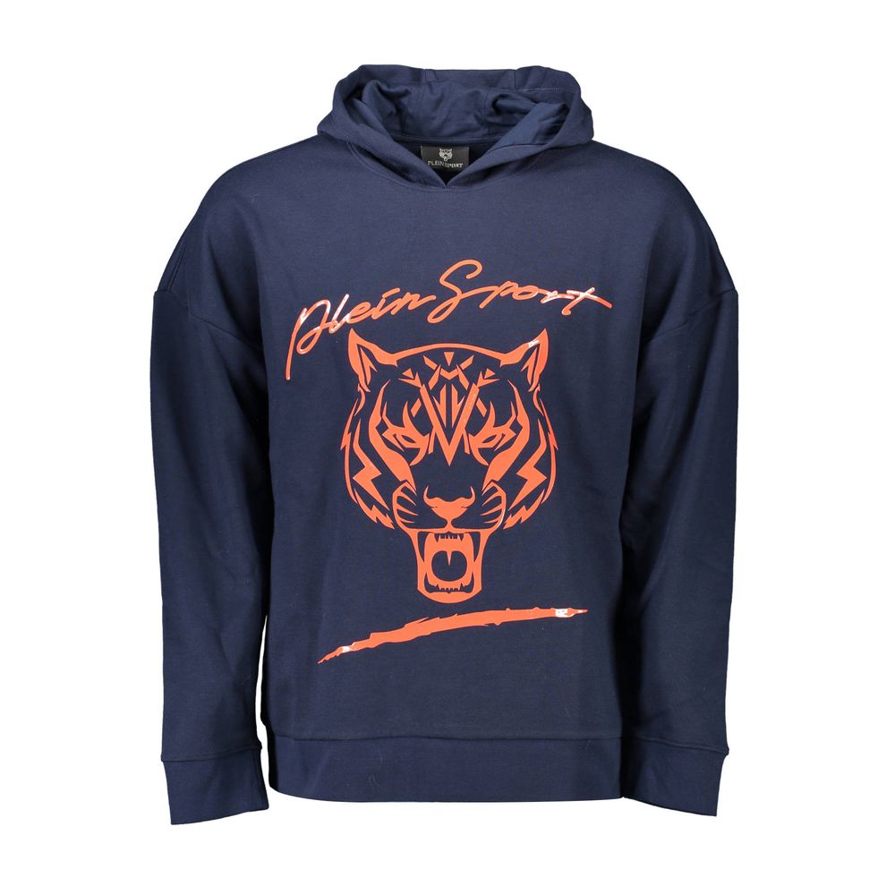Plein Sport Blue Cotton Men Sweatshirt - ClickThatClicks 