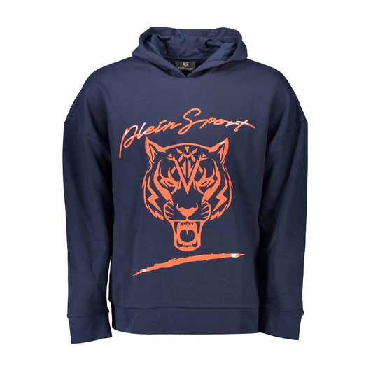 Plein Sport Blue Cotton Men Sweatshirt - ClickThatClicks 