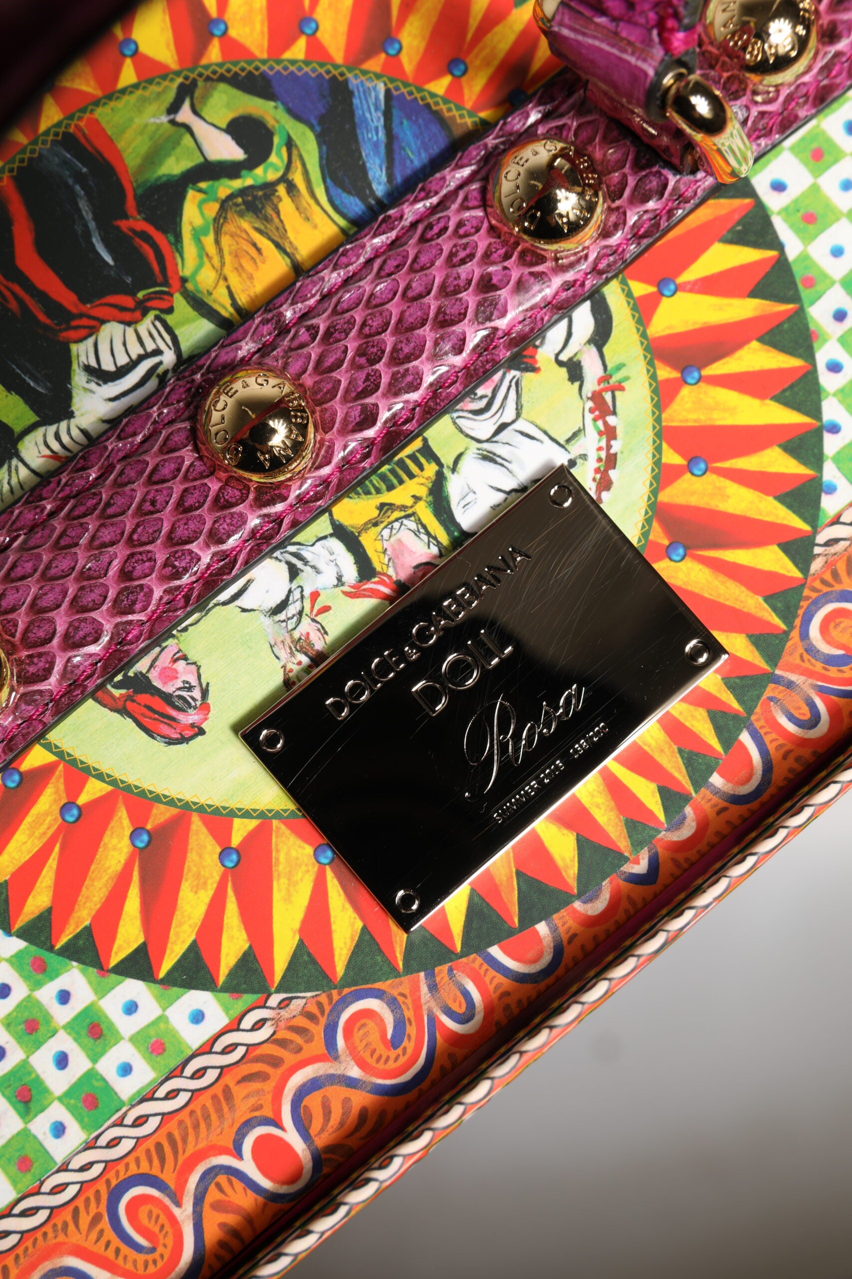 Dolce & Gabbana Black Dress Ceramic Porcelain Fashion Leather Sicily Dolls - ClickThatClicks 