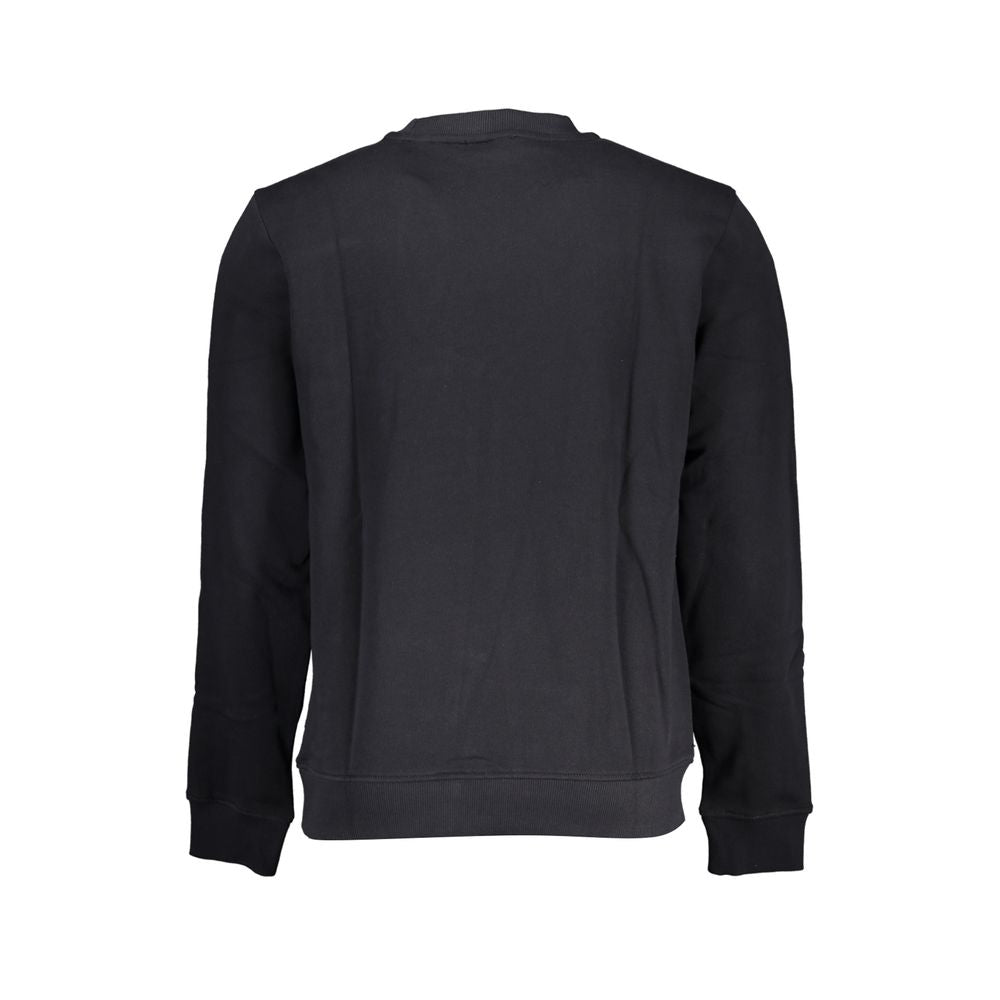 Napapijri Black Cotton Men Sweatshirt - ClickThatClicks 
