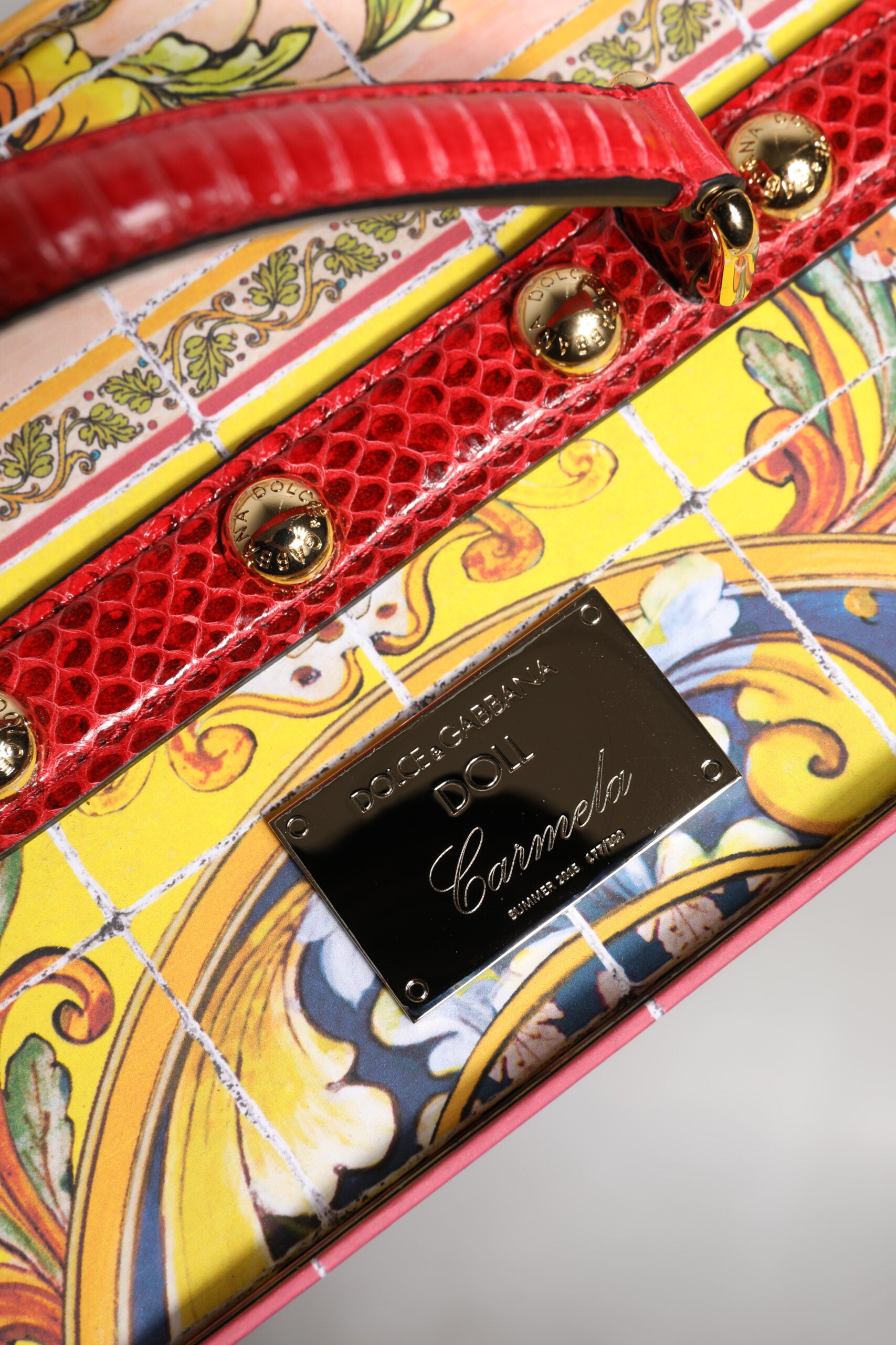Dolce & Gabbana Black Dress Ceramic Porcelain Fashion Leather Sicily Dolls - ClickThatClicks 