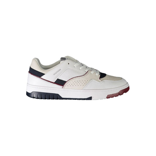Tommy Hilfiger Bianco Polyurethane Men Sneaker - ClickThatClicks 