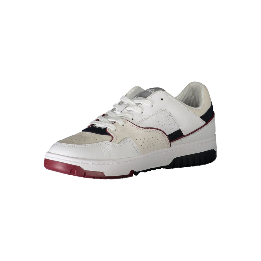 Tommy Hilfiger Bianco Polyurethane Men Sneaker - ClickThatClicks 