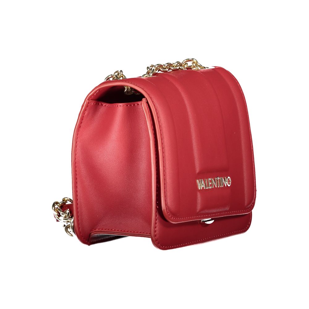 Mario Valentino Rosso Polyurethane Women Handbag - ClickThatClicks 