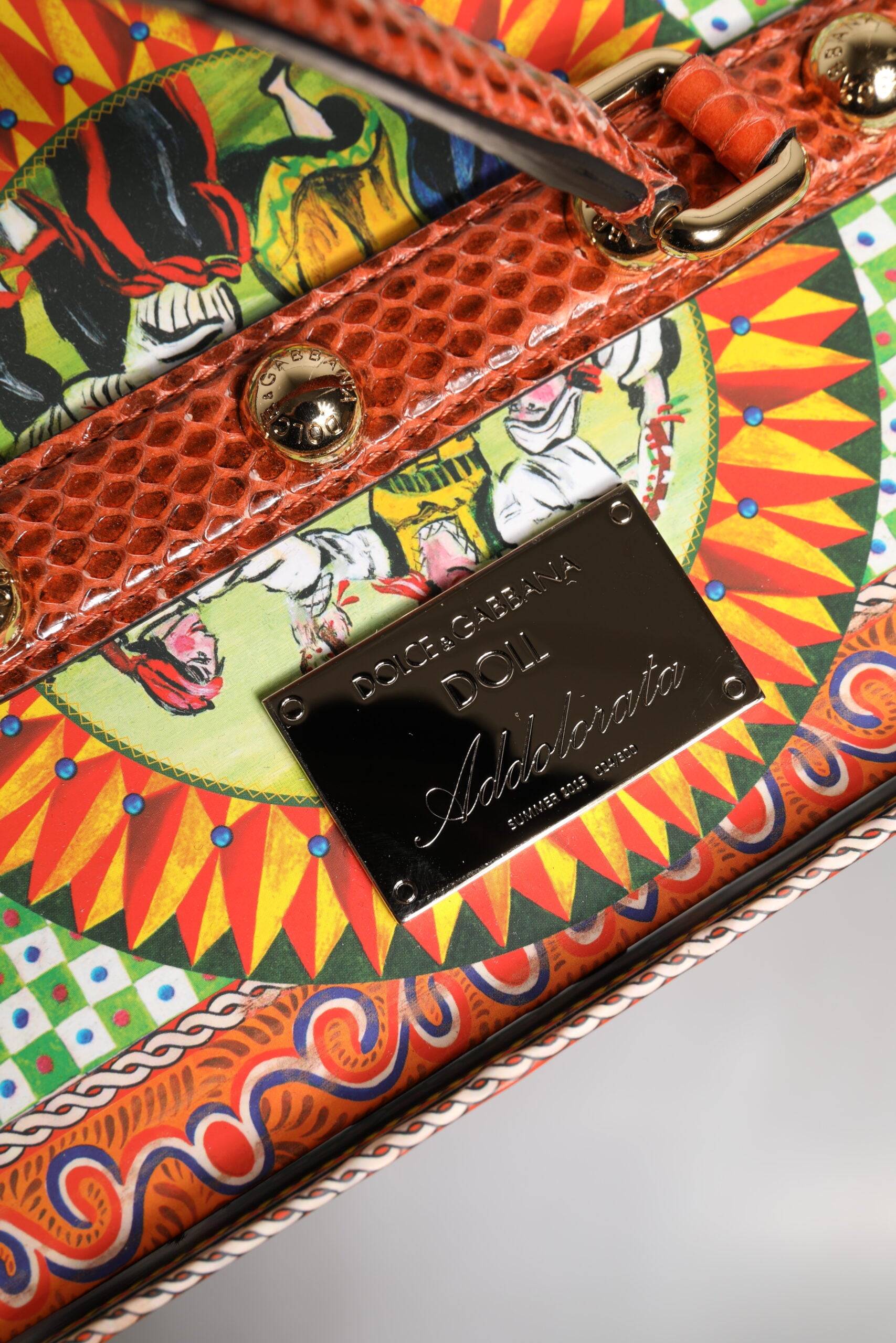 Dolce & Gabbana Black Dress Ceramic Porcelain Fashion Leather Sicily Dolls - ClickThatClicks 