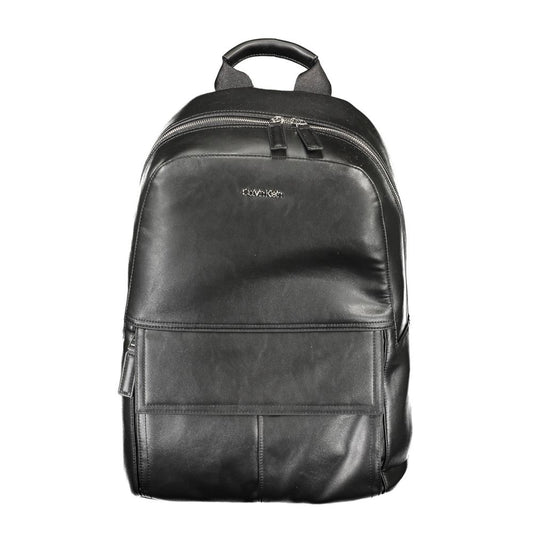 Calvin Klein Black Polyester Men Backpack - ClickThatClicks 