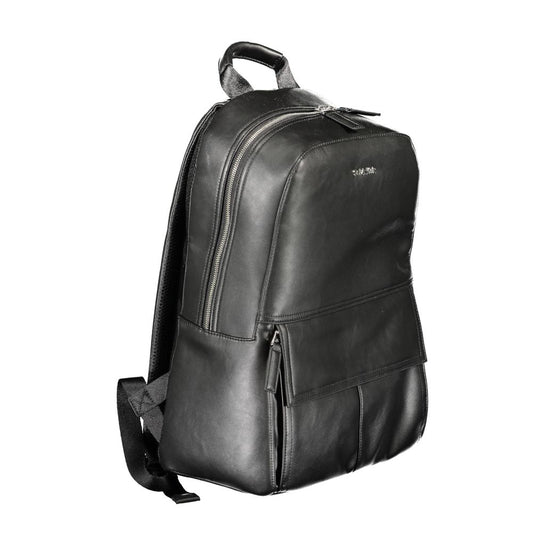 Calvin Klein Black Polyester Men Backpack - ClickThatClicks 