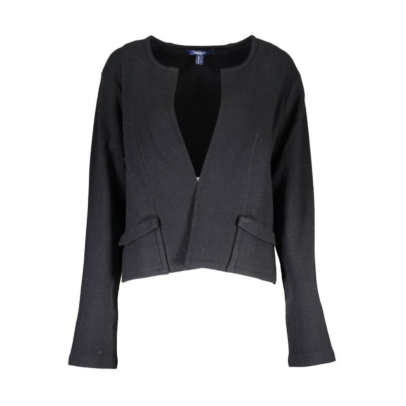 Gant Black Wool Women Cardigan