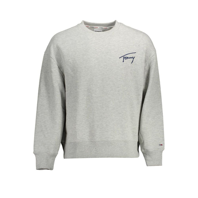 Tommy Hilfiger Gray Cotton Men Sweater