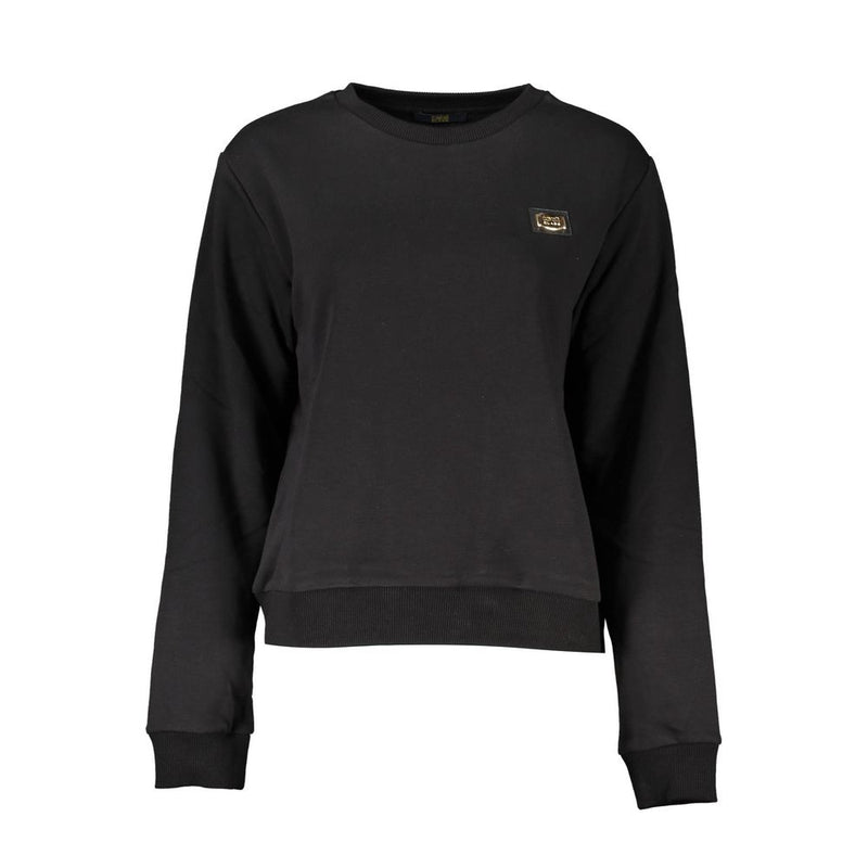 Cavalli Class Black Cotton Women Sweater