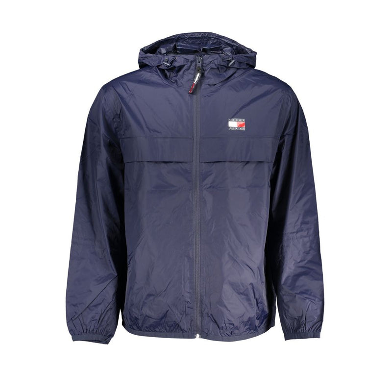 Tommy Hilfiger Blue Recycled Nylon Men Jacket