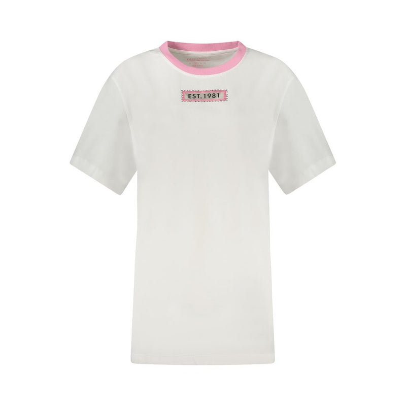 Guess Jeans White Cotton Women T-Shirt