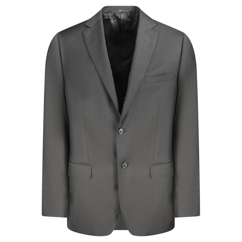 Valentino Black Wool Men Jacket