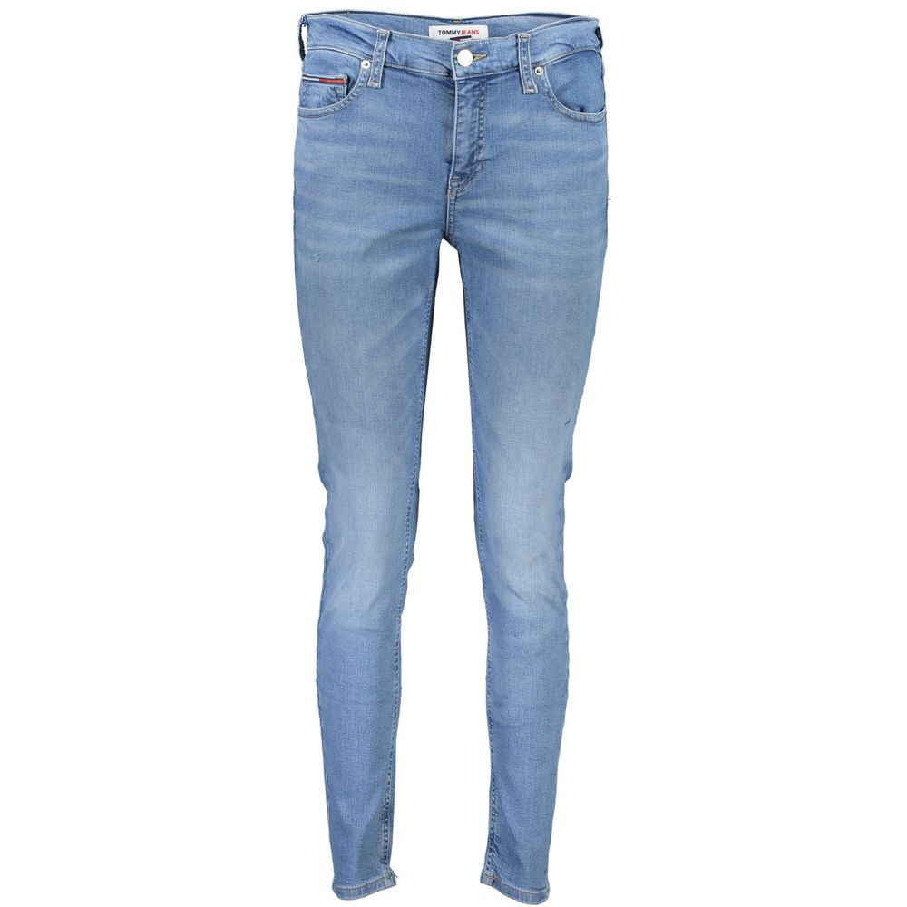 Tommy Hilfiger Azzurro Cotton Women's Skinny Jeans - ClickThatClicks 