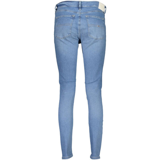 Tommy Hilfiger Azzurro Cotton Women's Skinny Jeans - ClickThatClicks 