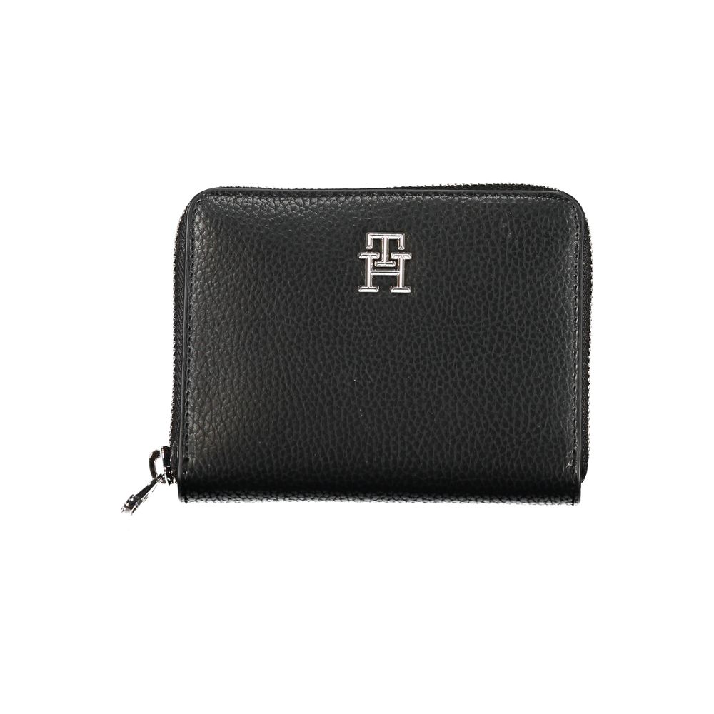 Tommy Hilfiger Nero Poliuretano Women Wallet - ClickThatClicks 