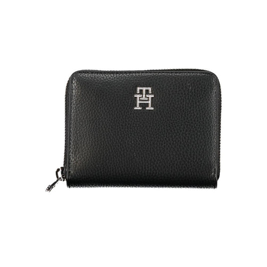 Tommy Hilfiger Nero Poliuretano Women Wallet - ClickThatClicks 