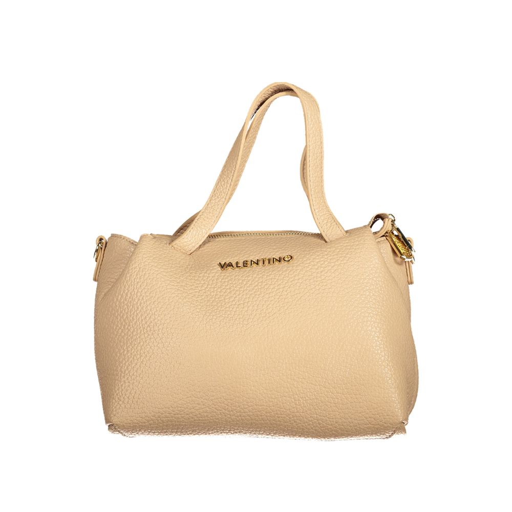 Mario Valentino Beige Polyurethane Women Handbag - ClickThatClicks 