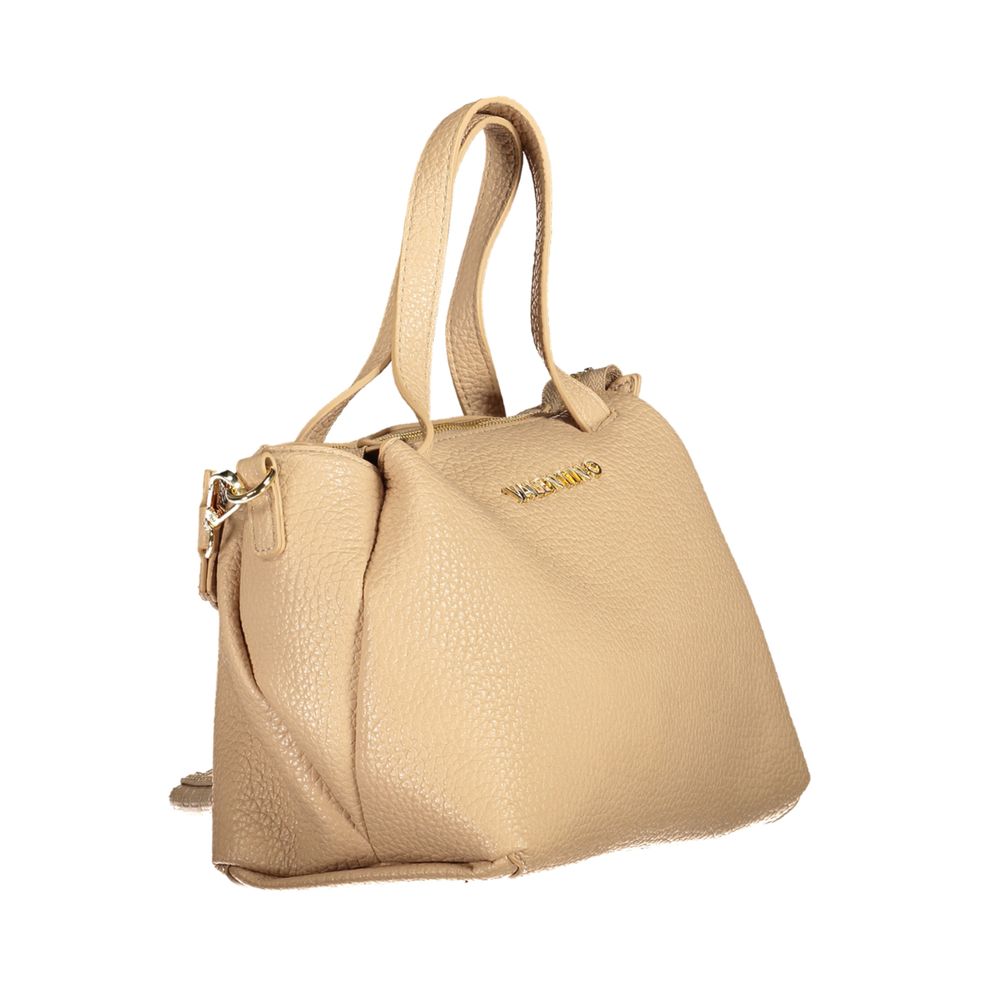 Mario Valentino Beige Polyurethane Women Handbag - ClickThatClicks 