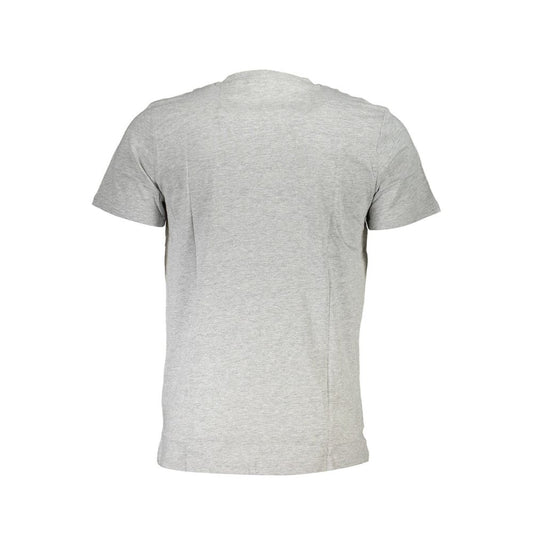 Cavalli Class Grigio Cotton Men T-Shirt - ClickThatClicks 