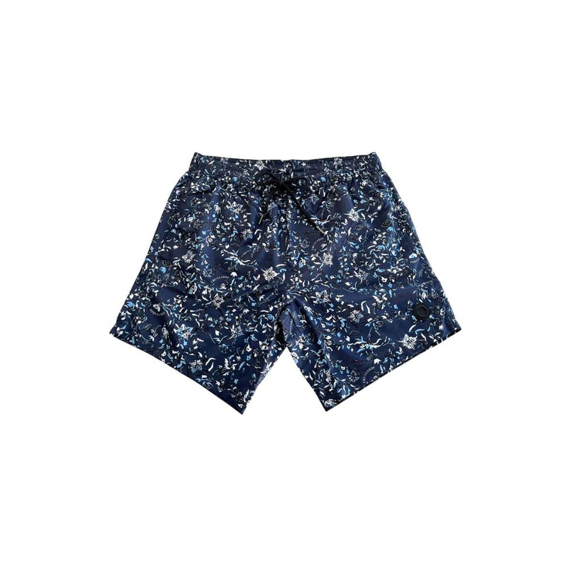 Trussardi Beachwear Blue Polyester Men Swim Short