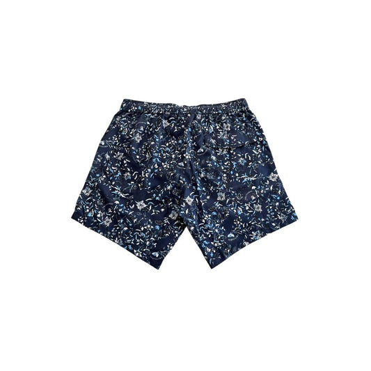 Trussardi Beachwear Blue Polyester Men Swim Short - ClickThatClicks 