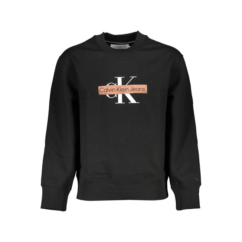 Calvin Klein Black Cotton Men Sweater