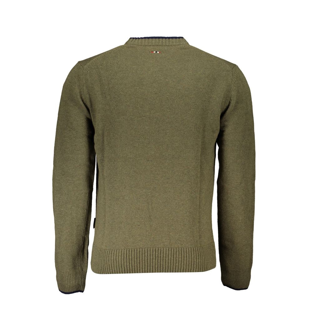 Napapijri Green Fabric Men Sweater - ClickThatClicks 