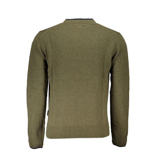 Napapijri Green Fabric Men Sweater - ClickThatClicks 