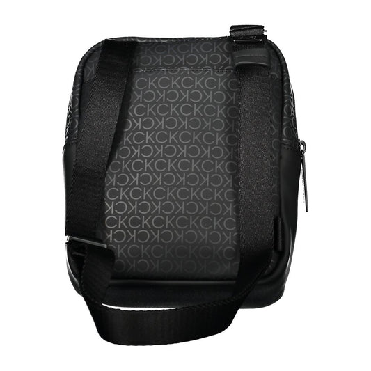 Calvin Klein Black Polyester Men Shoulder Bag - ClickThatClicks 