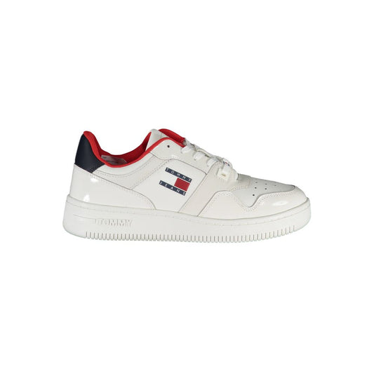 Tommy Hilfiger Bianco Leather Women Sneaker - ClickThatClicks 