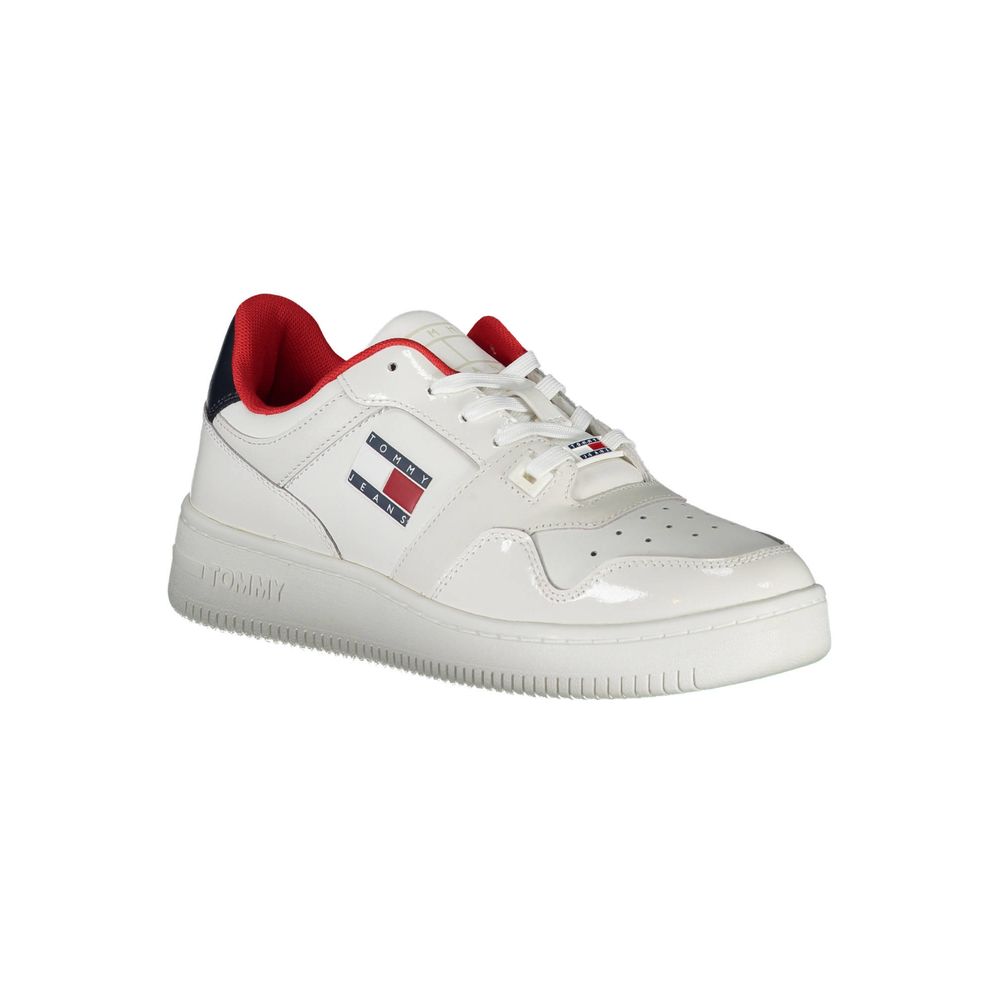 Tommy Hilfiger Bianco Leather Women Sneaker - ClickThatClicks 