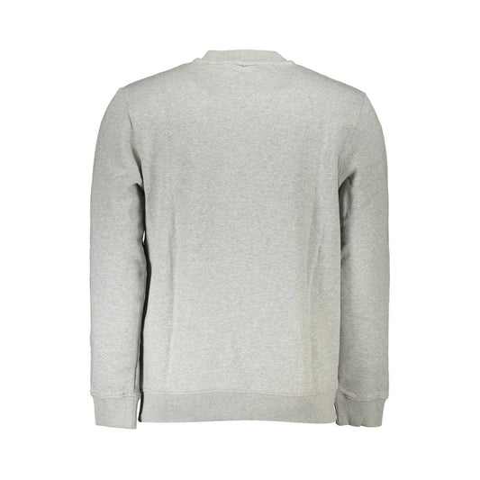 Napapijri Grigio Cotton Men's Sweatshirt - ClickThatClicks 