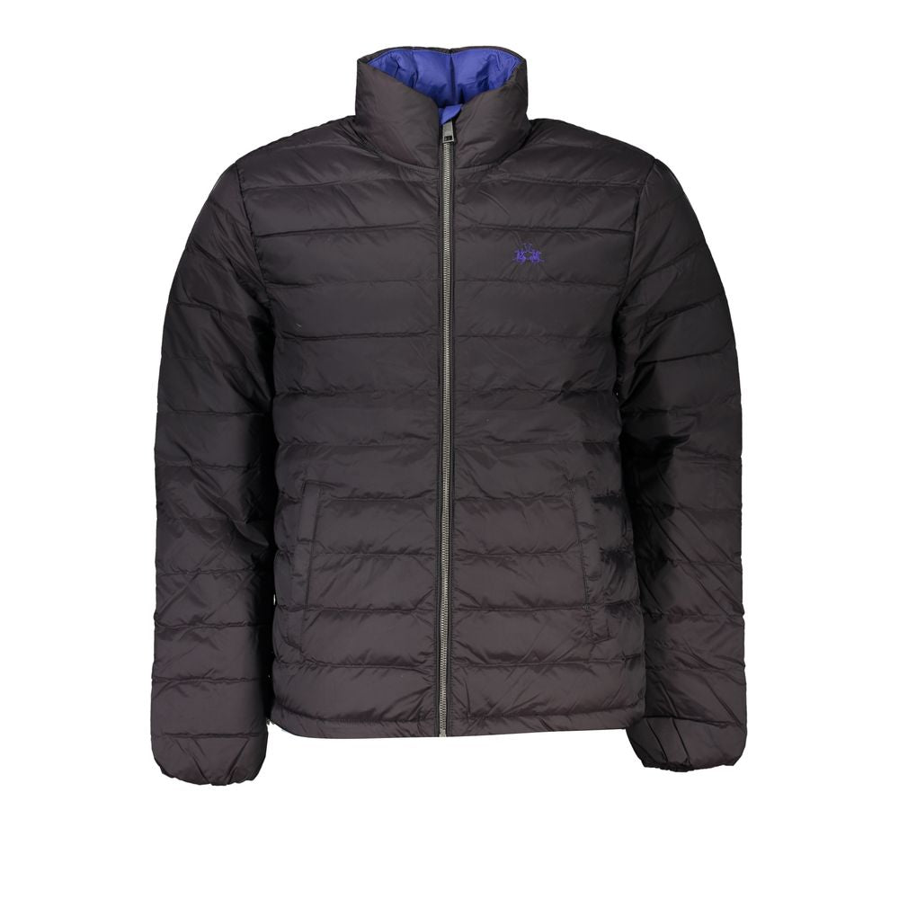 La Martina Nero Poliammide Mens Jacket - ClickThatClicks 