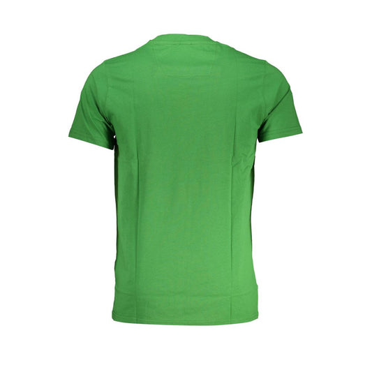 Cavalli Class Verde Cotton Men T-Shirt - ClickThatClicks 