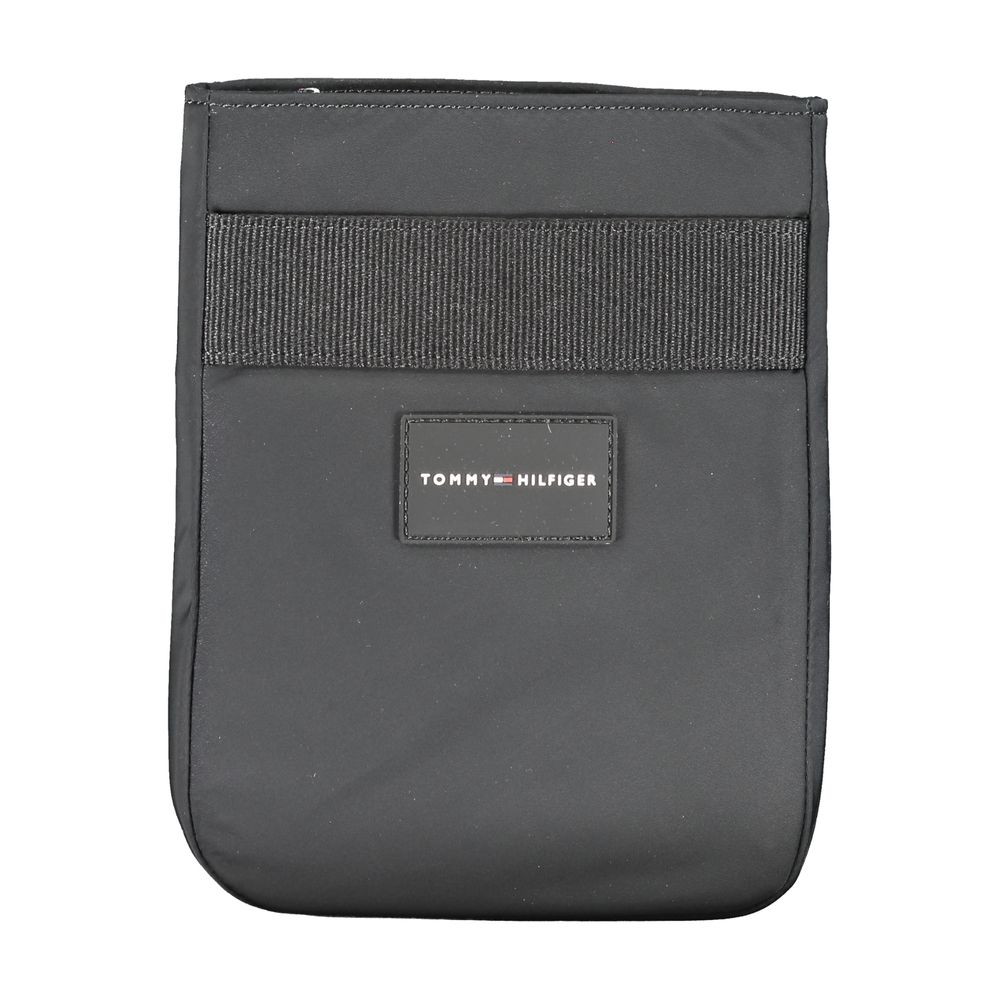 Tommy Hilfiger Black Polyester Men's Shoulder Bag - ClickThatClicks 
