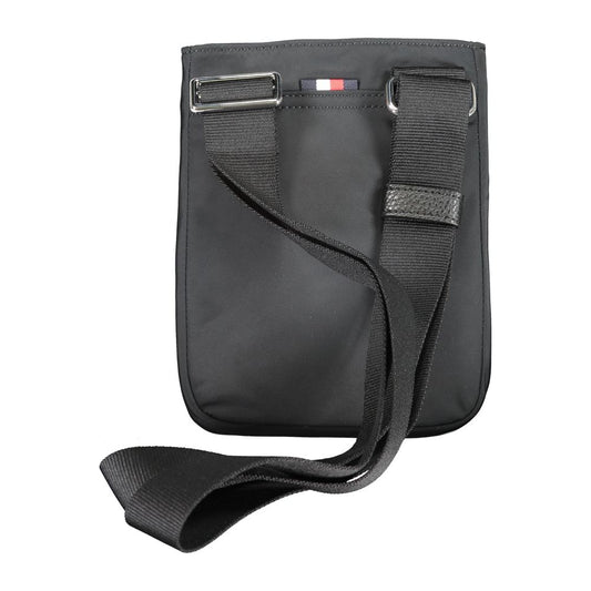 Tommy Hilfiger Black Polyester Men's Shoulder Bag - ClickThatClicks 