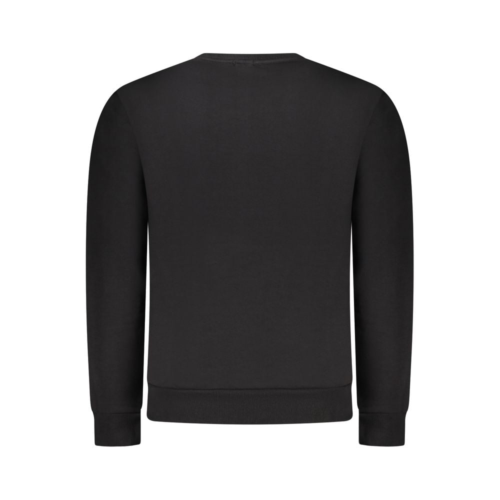 Rifle Black Cotton Men's Crewneck Sweater - ClickThatClicks 