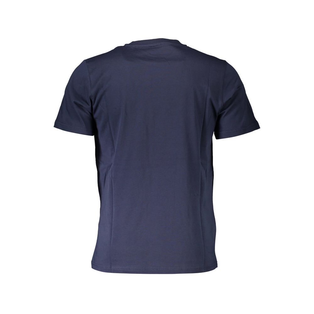 North Sails Blue Cotton Men T-Shirt - ClickThatClicks 