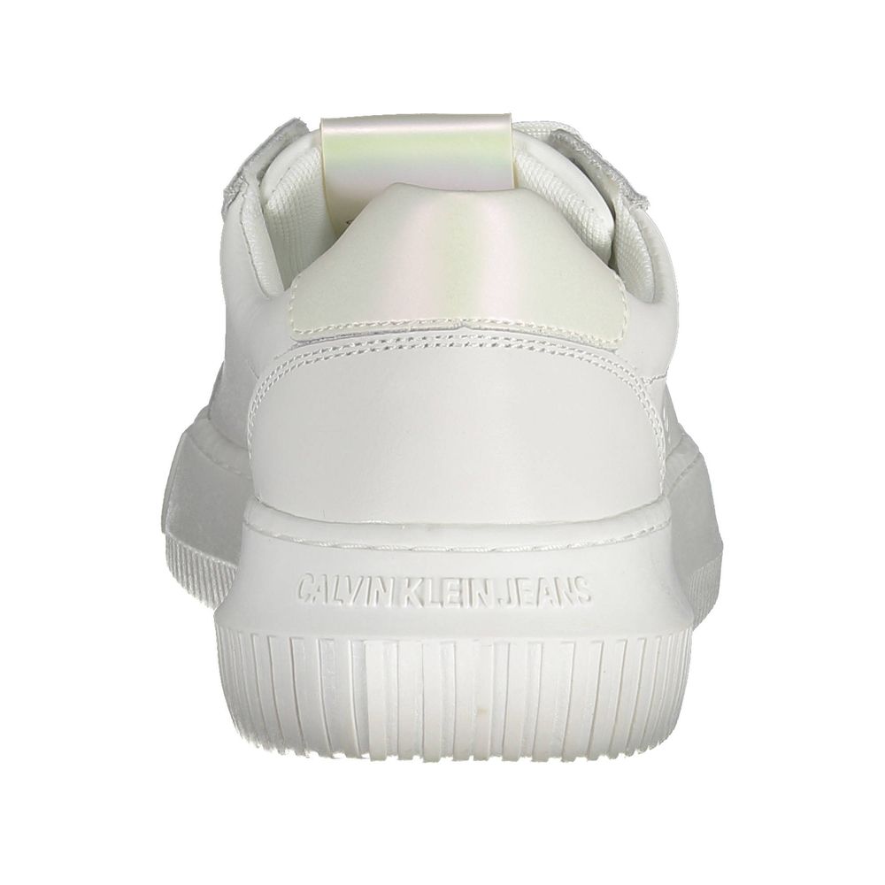 Calvin Klein Bianco Leather Women Sneaker - ClickThatClicks 