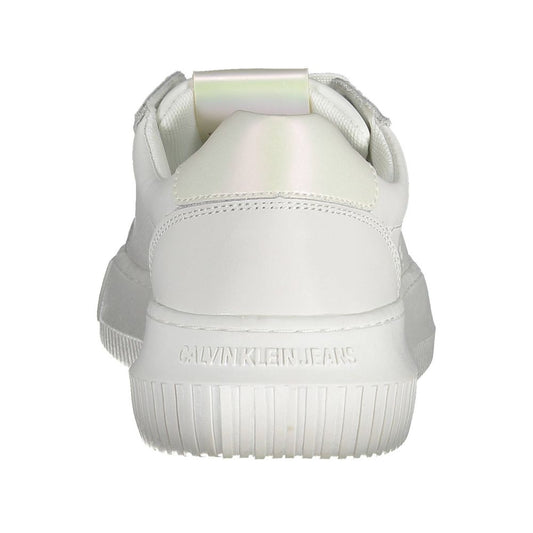 Calvin Klein Bianco Leather Women Sneaker - ClickThatClicks 