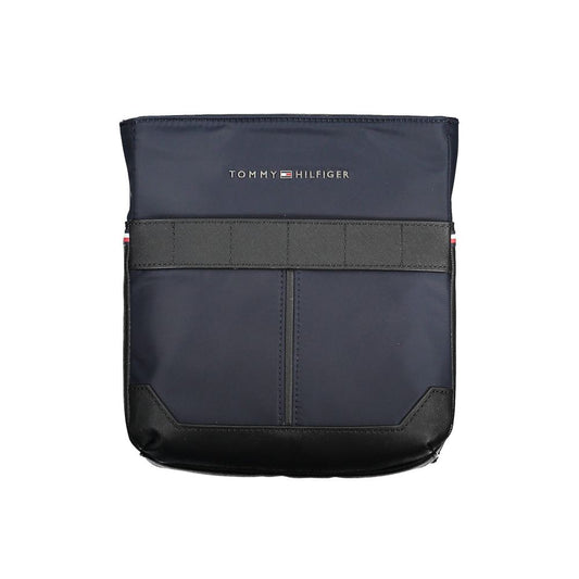 Tommy Hilfiger Blue Polyurethane Men's Shoulder Bag - ClickThatClicks 