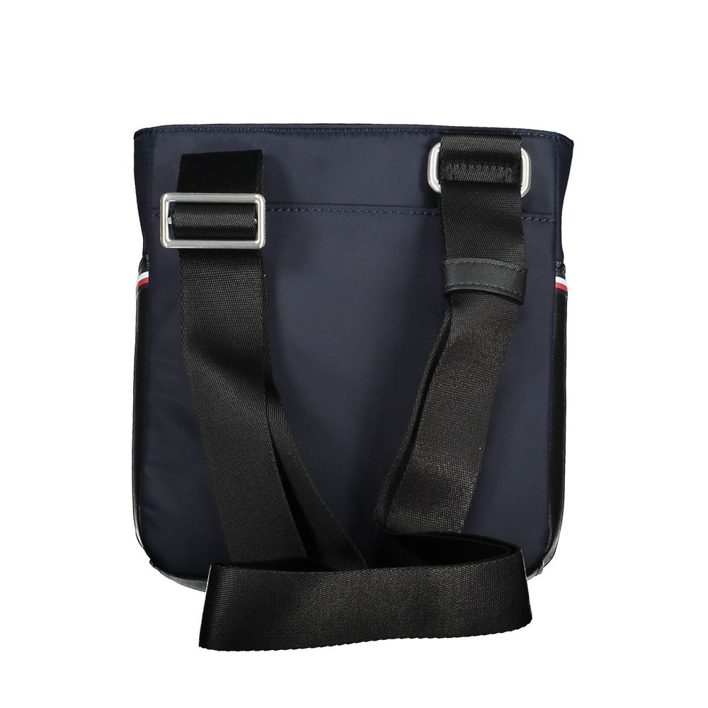 Tommy Hilfiger Blue Polyurethane Men's Shoulder Bag - ClickThatClicks 